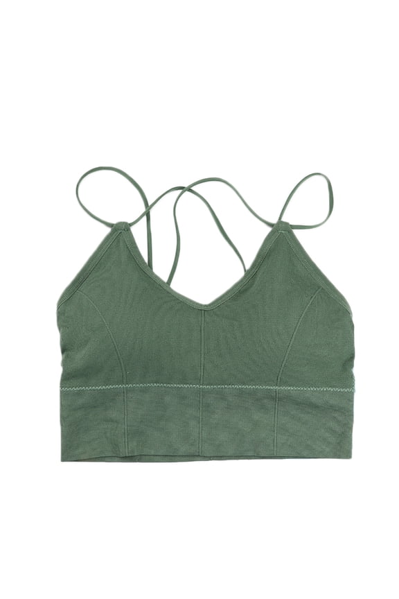 Women's Sports Bras Sling Bra Without Steel Ring Sports Underwear Cross Back Teen Girls Bras