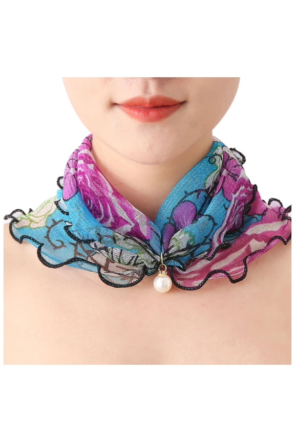 Women's Sun Proof Thin Spring Summer Silk Scarf Headband Cervical Vertebra Neck Scarf,,Second Piece Free Shipping