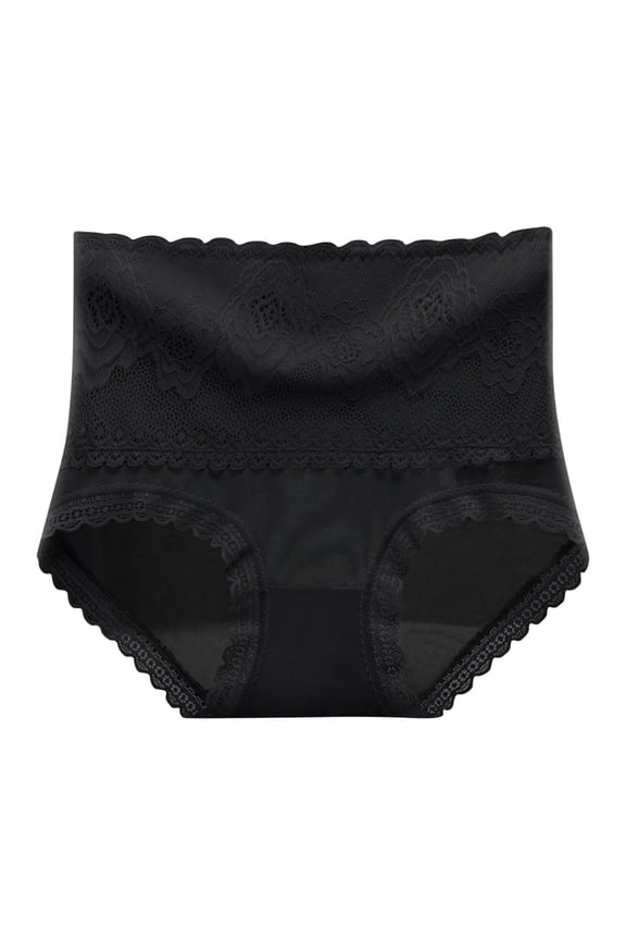 Womens Briefs Underwear Womens Solid Color Briefs Ventilate Lace Netting High Waist Underpants