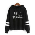 thumbnail image 1 of Fesfesfes Womens Casual Printed Long Sleeve Pullover Hoodie Two lines Tops Clothes Sale, 1 of 2