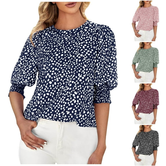 Fesfesfes Womens Short Sleeve Tee Shirt Fashion Women's Summer Round -Neck Short Sleeve Sexy Top Blouse Women Tops 4(S)