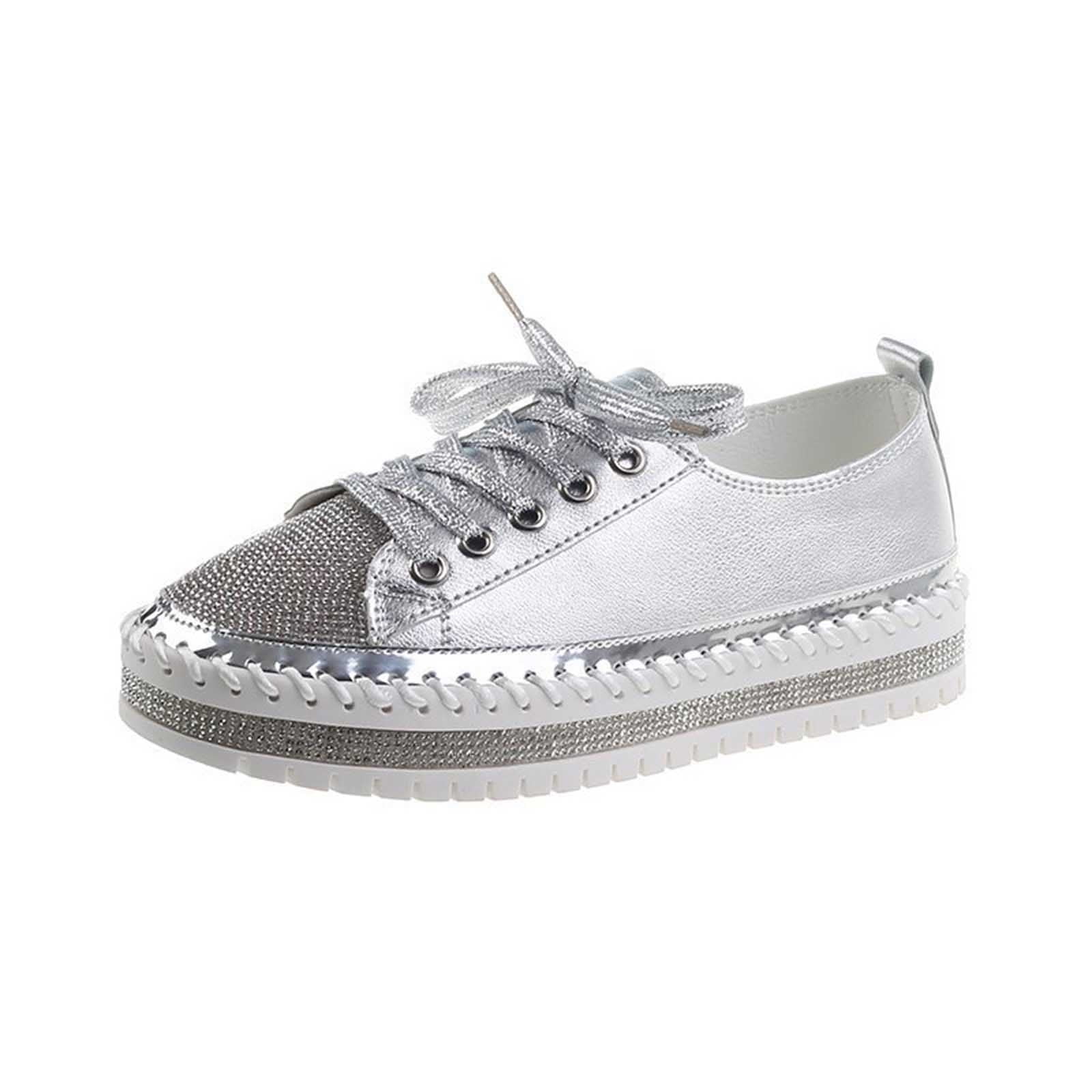 Fesfesfes Work Shoes Women Business Casual Round Toe Plus-size Flat ...