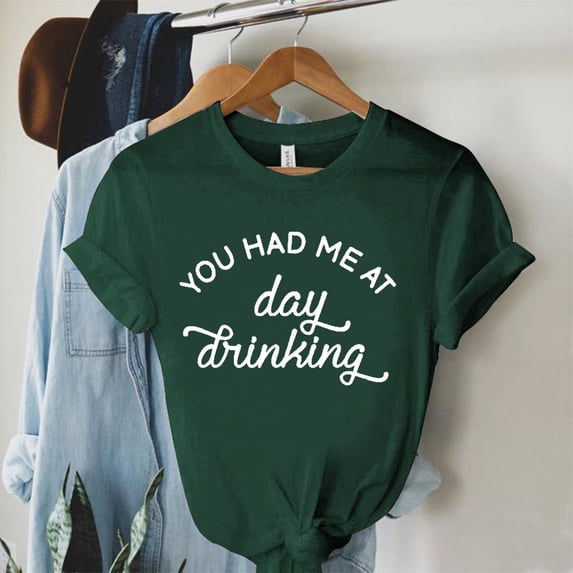 Fesfesfes Workout Short Sleeve Tops for Women's Beer Festival Printed Tops Fashion Cute Short Sleeve Round Neck Tops Shirt Women Short Sleeve Tshirt M(US:6)