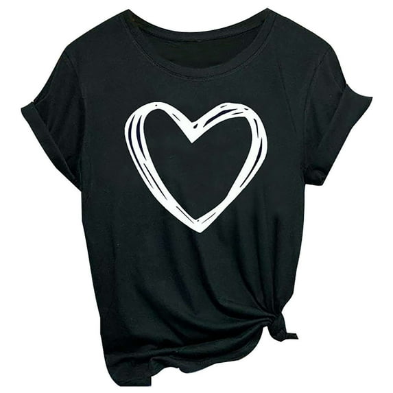Fesfesfes Workout Short Sleeve Tops for Women Fashion Summer Pullover Solid Color Casual Blouse Tops Short Sleeve Crew Neck Shirts for Women XS(US:2)