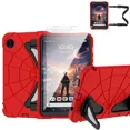 thumbnail image 1 of Fesign Case for Samsung Galaxy Tab A11 / Tab A9 8.7-Inch 2025/2023, Heavy Duty Shockproof Cover with Kickstand for A9/A11 Tablet 8.7" (SM-X110/X115/X117/X130/X133/X135), Black Red+2 Glass, 1 of 8