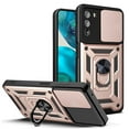 thumbnail image 1 of Fesign For Moto G 5G 2024 with Camera Cover Tested with Magnetic Kickstand Protective Case for Motorola G 5G 2024, Rose Gold, 1 of 5