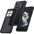 thumbnail image 1 of Fesign For OnePlus 12 Case Translucent Matte Shockproof Bumper Case with Camera Cover for OnePlus 12 Slim Thin Yet Military Grade Drop Proof Silicone Phone Cover OnePlus 12, Frosted Black, 1 of 6