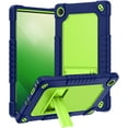 thumbnail image 1 of Fesign for Onn Tablet Pro 11 inch 2023 Model: 100110027 Case Built in Kickstand Heavy Duty Hybrid Protective Case Hard Back Shell Case with Shoulder Strap for Walmart Onn Tablet Pro 11 (Navy/Green), 1 of 6