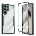 thumbnail image 1 of Fesign for Samsung Galaxy S24 Plus, Built-in PET Screen Protector Dual Layer Full Body Protective Hard PC Back+Soft TPU Bumper Shockproof Phone Case for Galaxy S24 Plus(Green), 1 of 5