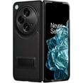 thumbnail image 1 of Fesign Slim Phone Case for Oneplus Open Oppo Find N3 Case with Kickstand. Oneplus Open Luxury Leather Back Case with Hinge Protection Hard PC Bumper Case for Oneplus Open 2023 (Black), 1 of 5