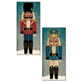 thumbnail image 1 of FestIVe Winter Nutcracker Panel Set by Ryan Fowler; Holiday Decor; Two 8x18in Paper Poster Prints, 1 of 1