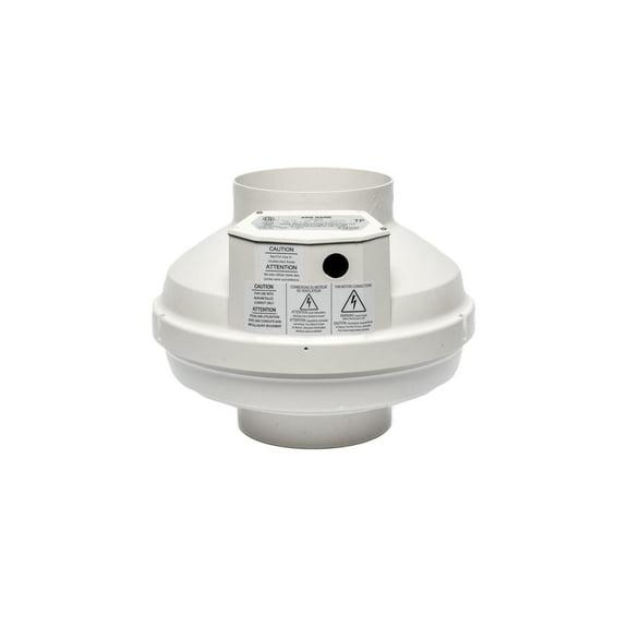 Festa Radon AMG Hawk Radon Fan - Quiet and Energy Efficient 322 CFM Radon Mitigation System Inline Fan - 6"