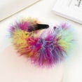 thumbnail image 1 of Festival Accessories women Headwear Hair Band Fluff Headbands Stage Performance Feather MULTICOLOR, 1 of 8