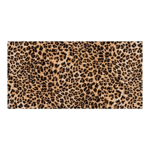 Festival Activity Banner Is Strong, Durable, Wear-Resistant And Decorative For The Opening Of The Annual Meeting Of Activities Brown Leopard Camo