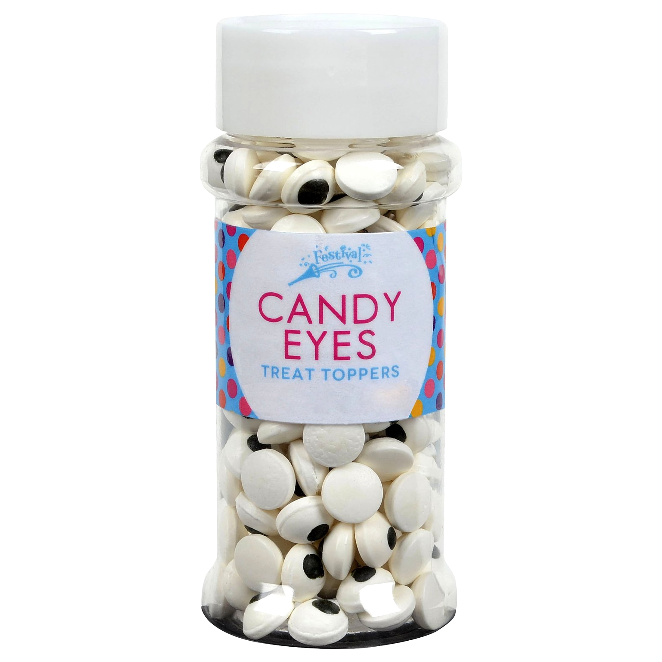 Festival Candy Eyes Treat Toppers, 2.9 Ounce
