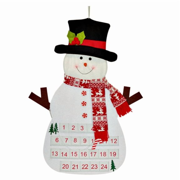 Festival Christmas Tree Countdowns Calendar Elegant Wall Mounted Christmas Tree Countdowns Calendar for Holiday Decors