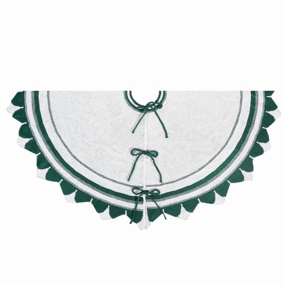 Festival Christmas Tree Round Skirt 29inch Under Christmas Tree Blanket Protector Mat for Holiday Gathering