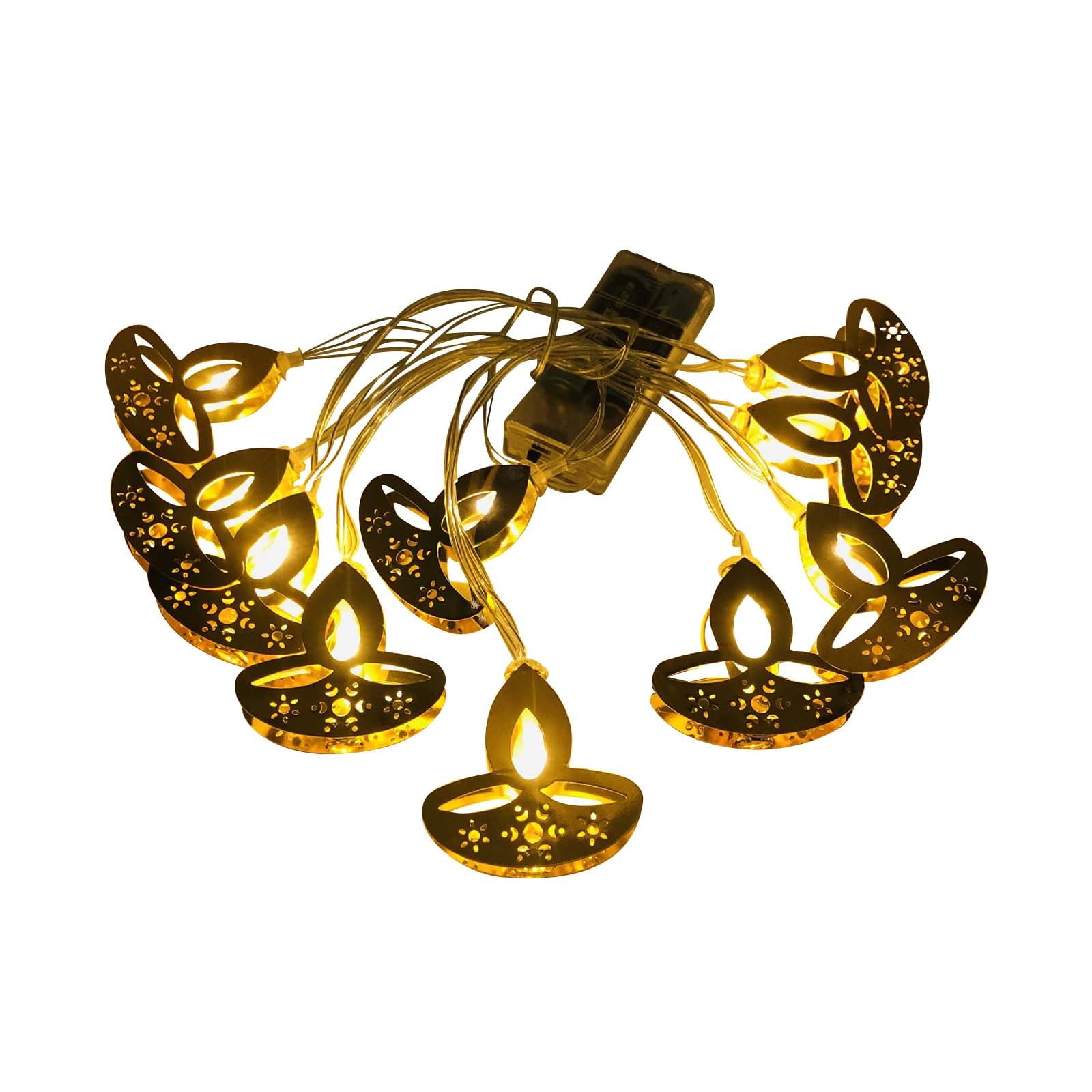 Festival Decorations LED String Lights For And Durga Puja Featuring Om ...