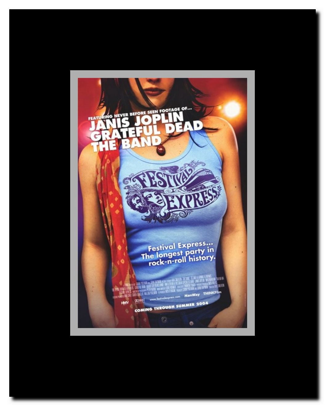 Festival Express Framed Movie Poster