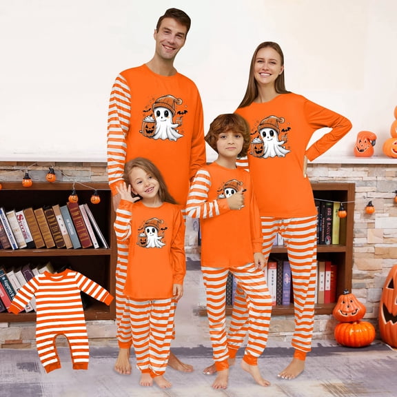 Festival Family Christmas Pjs Matching Sets, Merry Christmas Pajamas Warm Flannel, Long Sleeved Top and Pants Family 2Pcs Set, Xmas Festival Pjs, Christmas Theme Pajamas