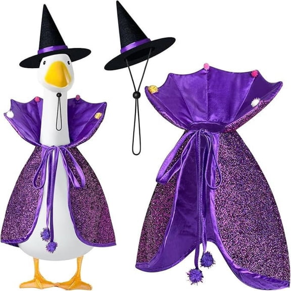 Festival Funny Porch Goose Outfits Set Cute Goose Costume Dress Up for Garden Lawn Decor