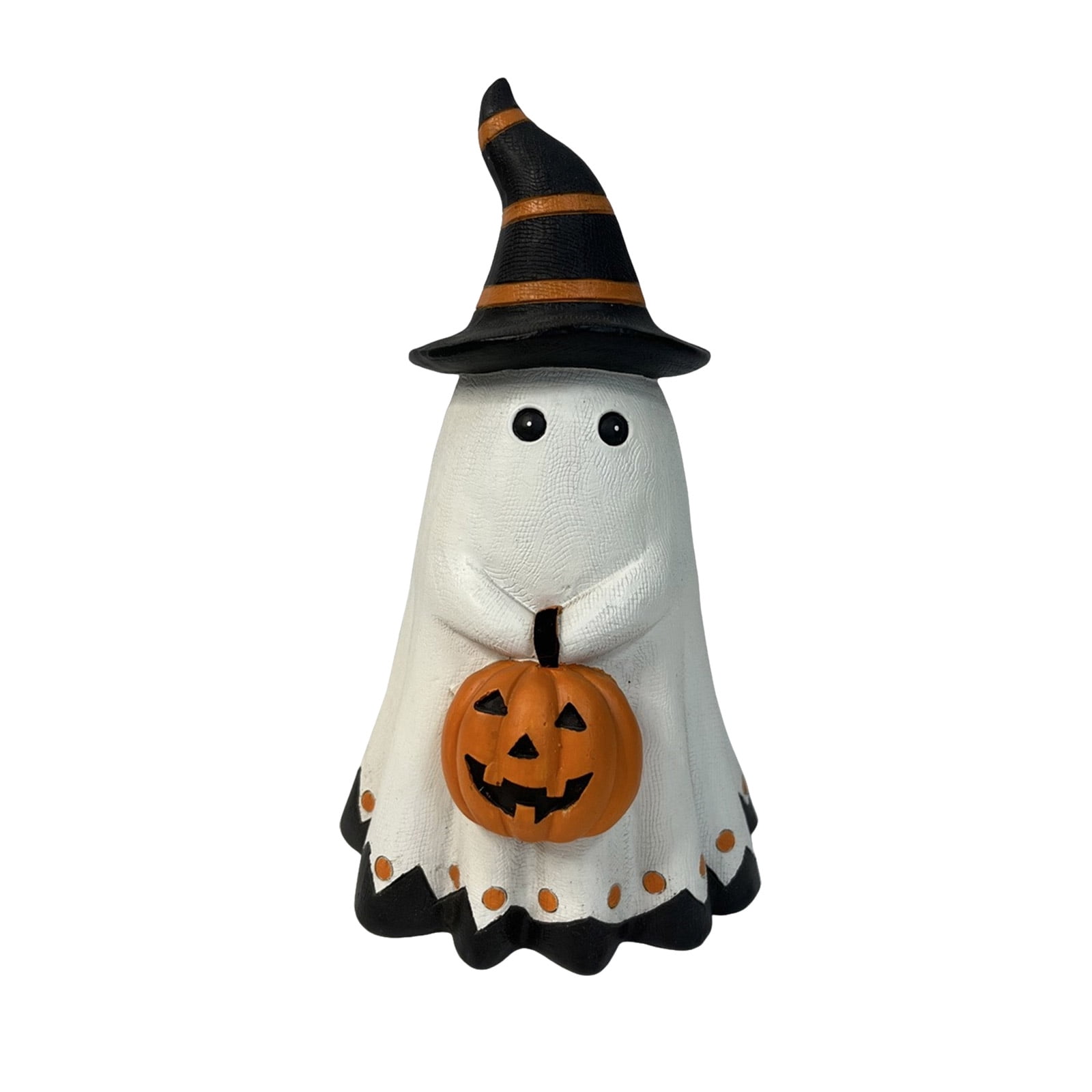 Festival Ghostly Statues Pumpkin Resin Statue Gift for Halloween Enthusiasts and Styles Lover Pumpkin Miniature