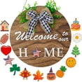 thumbnail image 1 of Altatac Welcome Thanksgiving Material Sign, 1 of 8