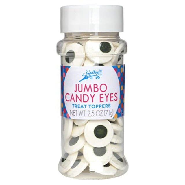 Festival Jumbo Candy Eyes Topper Sprinkles 2.5 Ounces