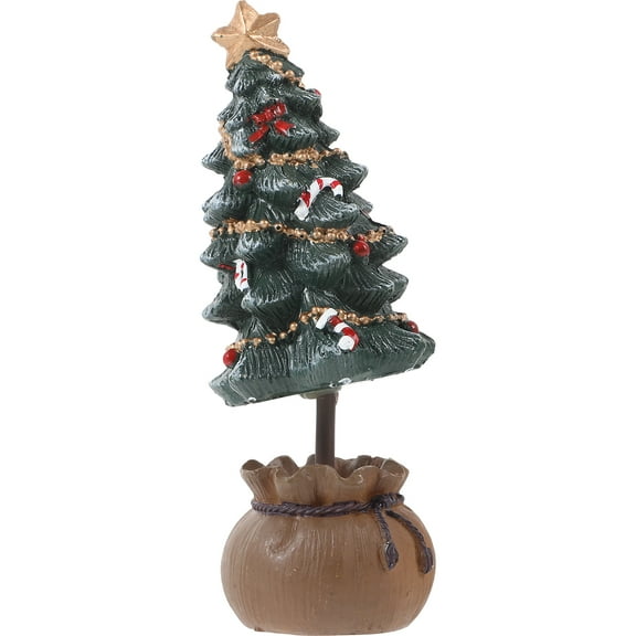 Festival Pine Tree Adornment Faux Christmas Trees Artificial Slim Resin Home Decor Crafts Decorationss Chirtmas