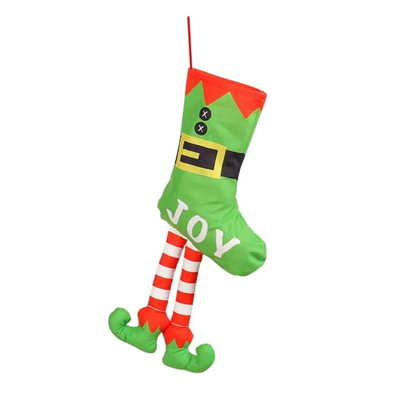 Festival Stocking Socks,Christmas Stockings Socks Tree Decoration,Xmas Tree Socks Candy Bag for Children Kids,Party Hanging Present Candy Bag Decoration,Fillers Socks Gifts Decor Festival