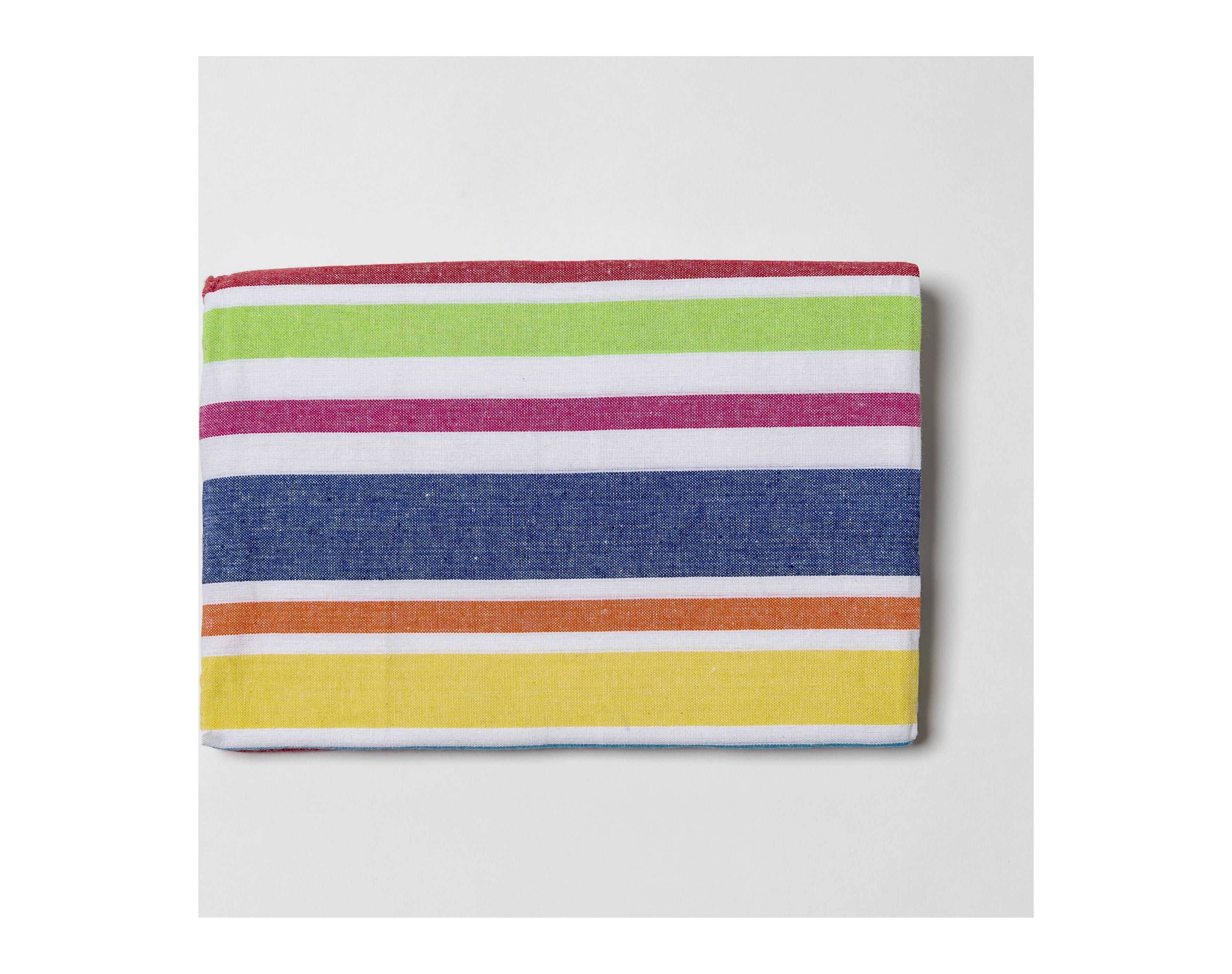 Festival Stripe 100% Cotton Tablecloth, 70" Round