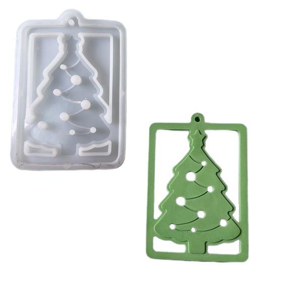 Festival Tree Shaped Mold Easy Demolding For Homemade Decorations And Gifts