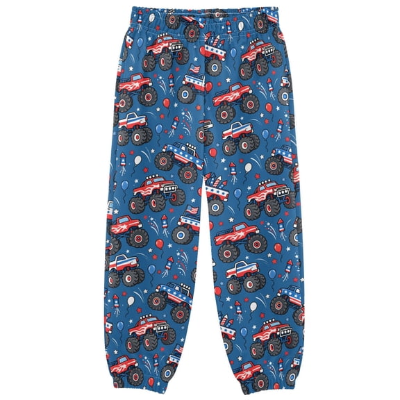 Festival Truck Boys Pants Kids Casual Sweatpants Joggers Toddler Sports Pants 3-10 Years