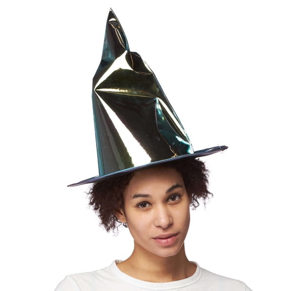 Festival Witch Hat Mirror Effect Costume Accessory