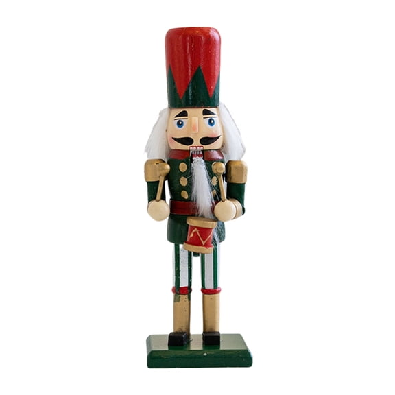Festival Wood Nutcrackers Puppet Traditional King Soldier Figure 16cm Figurine Ornament Christmas Holiday Decoration