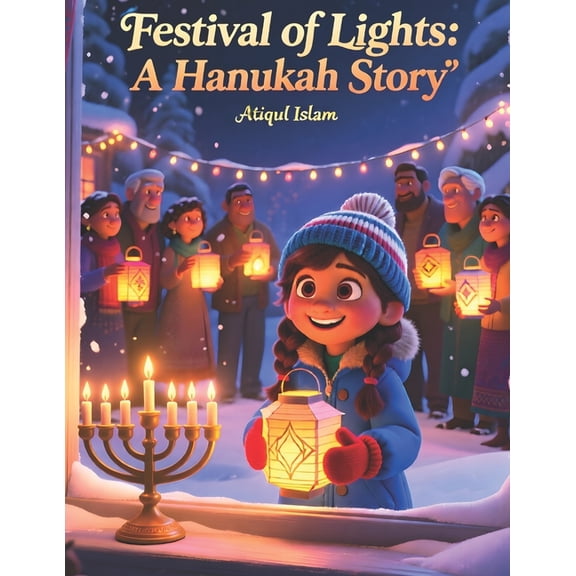 Lights of Winter Festival of Lights - A Hanukkah Story: A Candlelit Tale of Hope, Friendship, and Community, (Paperback)