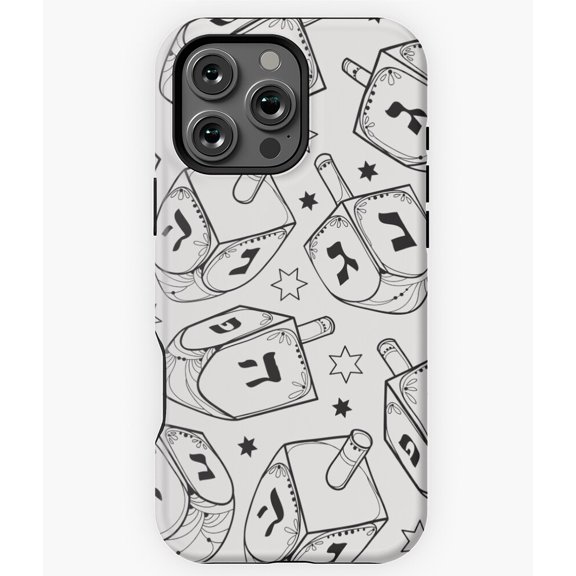 Festival of Lights Hanukkah Gift Phone Case for iPhone 16 15 14 13 12 11 Pro Max Cool Phone