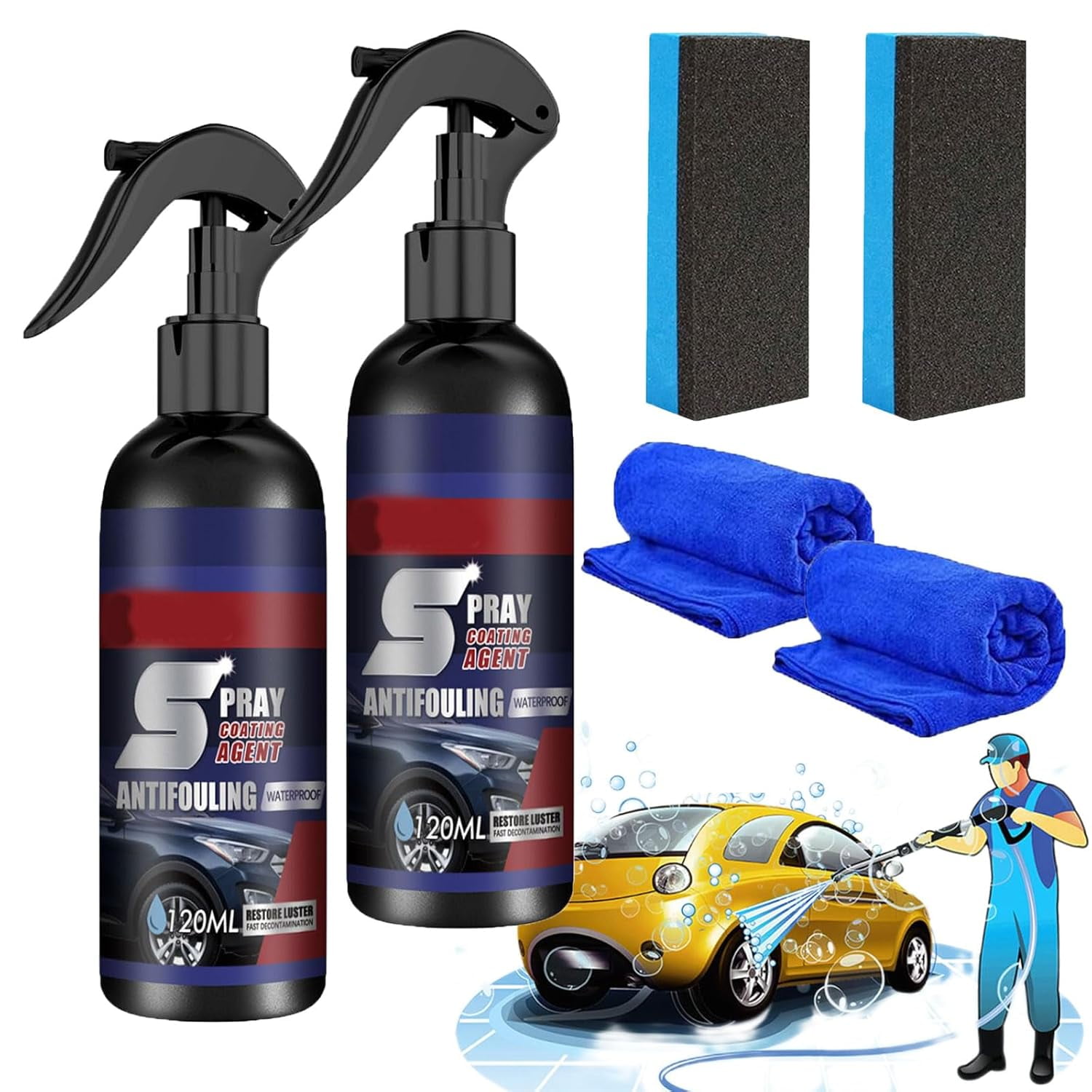 RayHong Anti-Fouling & Waterproof Spray Coating Agent - 120ml Can, Protective Sealant