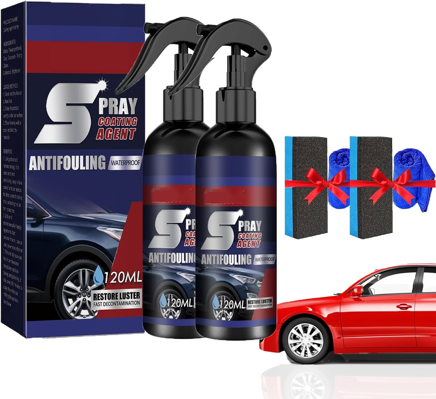 3-in-1 Ceramic Car Coating Spray - Multi-Functional Nano Coating Renewal Agent For Paint Protection & Shine
