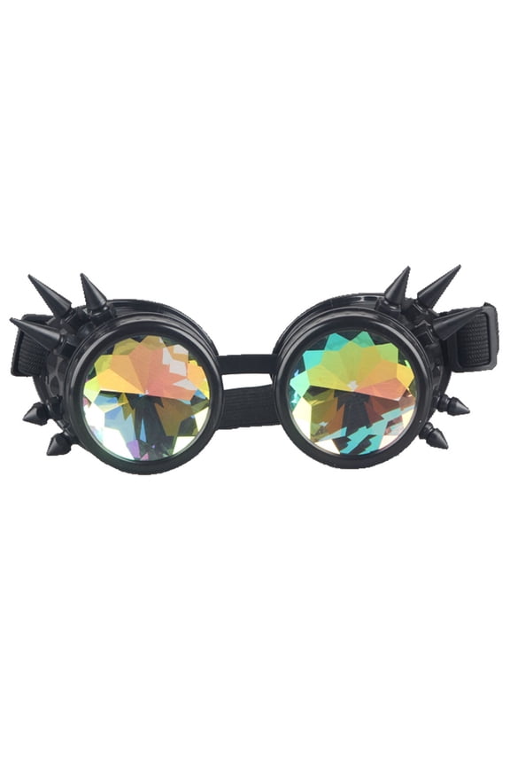 Festivals Rave Kaleidoscope Goggles Rainbow Prims Crystal Rainbow Prism Lens
