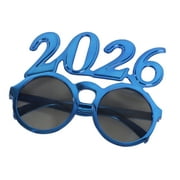 Festive 2026 Celebration Glasses Round Lens Design Holiday Party Essential Practical Party Accessory Glasses