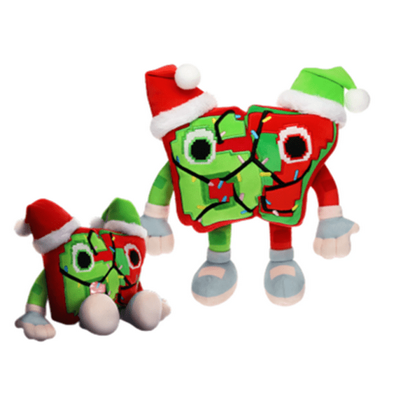 Festive 67 Plush 12-Inch Steal A Brainrot-Inspired Chaos Plush Toy, Soft Stuffed Animal with Weird-Cute Vibes, Meme-Approved Collectible, Ultimate Holiday Gift for Plush Lovers