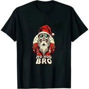 Festive Afrocentric Santa Claus Shirt: Embrace the Holiday Vibes with this Funky African American Tee