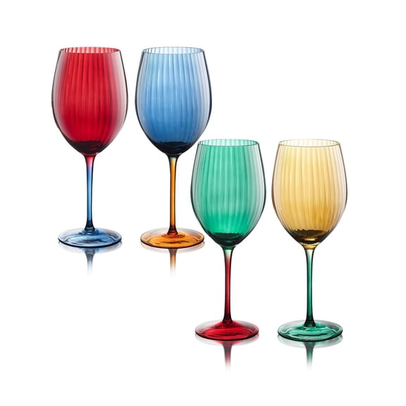 Festive All - Purpose Wine Glasses, Set of 4