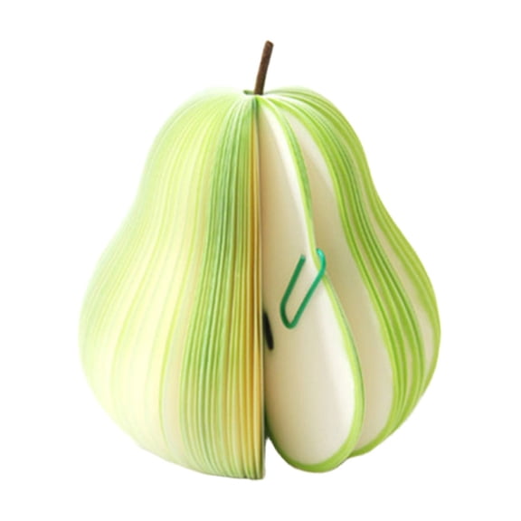 Festive Fruit-Shaped Sticky Notes, 3D Paper Craft Memo Pads for Christmas Gifts, Kitchen, and Holiday Decor, Fun and Functional DIY Note Holder