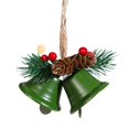 thumbnail image 1 of Festive Bell with Pine Cone Design Christmas Bells Decoration 1/4pcs Christmas Bells with Pine Cone Design Easy Installation Hanging Decor for Doors, 1 of 6