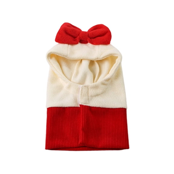 Festive Bow Hat for Cat and Small to Medium Sized Cats and Dogs Indoor Outdoor Holiday Outfit