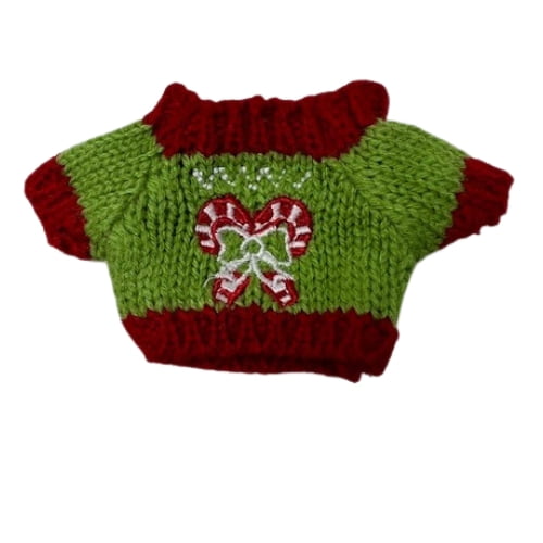 Festive Candy Cane Holiday Sweater fit 17.5cm Collectable Dolls