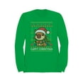 thumbnail image 1 of Festive Capybara Christmas Sweater Men's Sweatshirt, 1 of 3