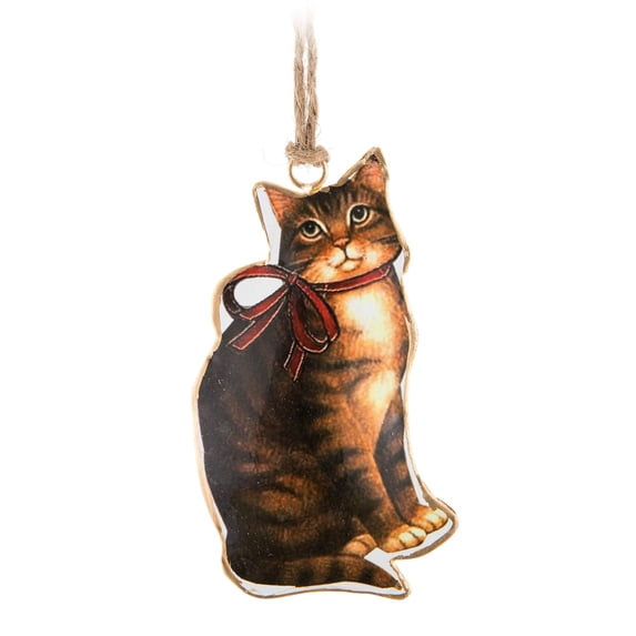 Abbott Collection Festive Cat Ornament, 1 EA